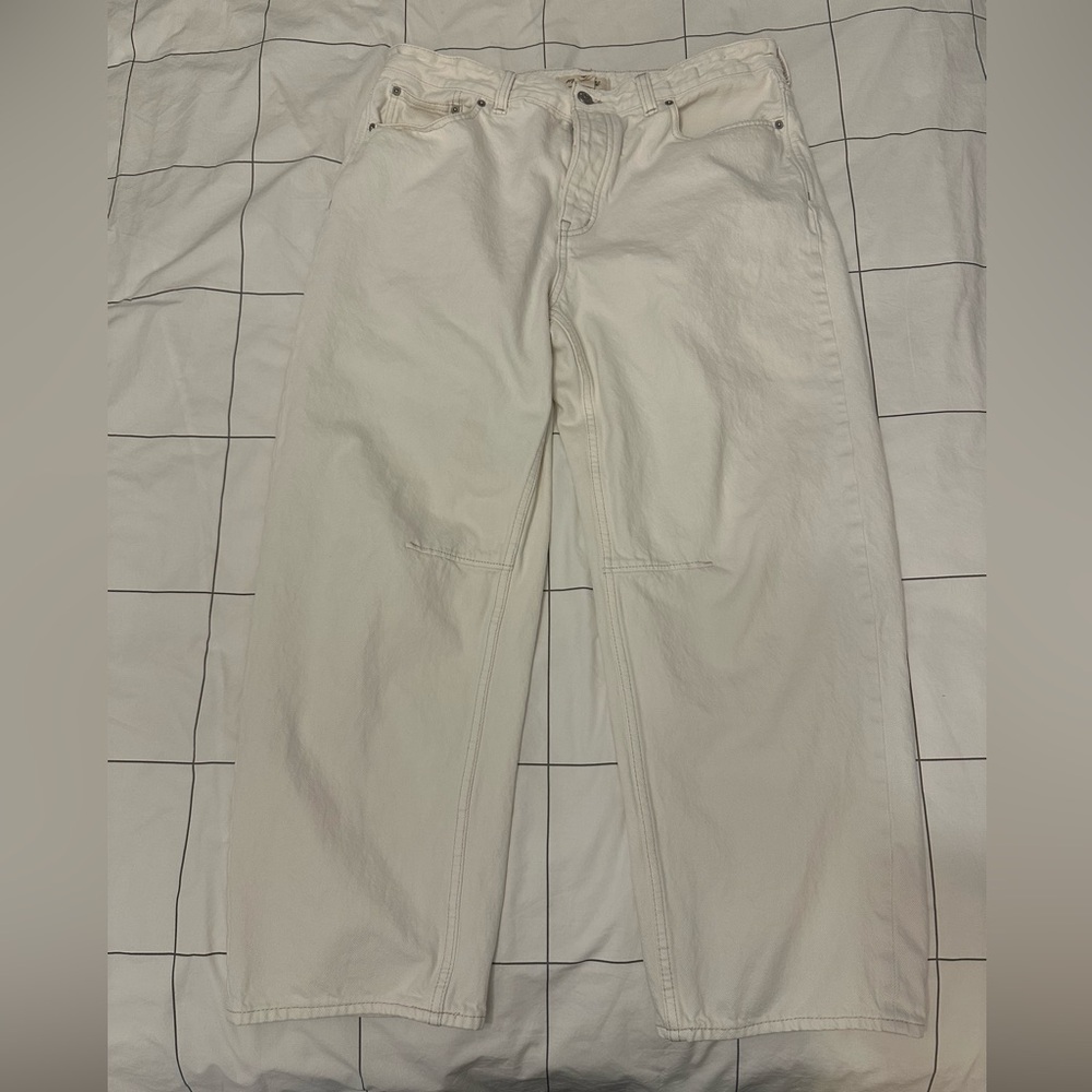 Madewell Darted Barrel Jeans in vintage canvas